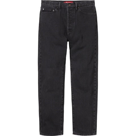 パンツ Supreme Stone Washed Black Slim Jean Stone Washed Black Slim Jean - fall/winter 2023 - Supreme