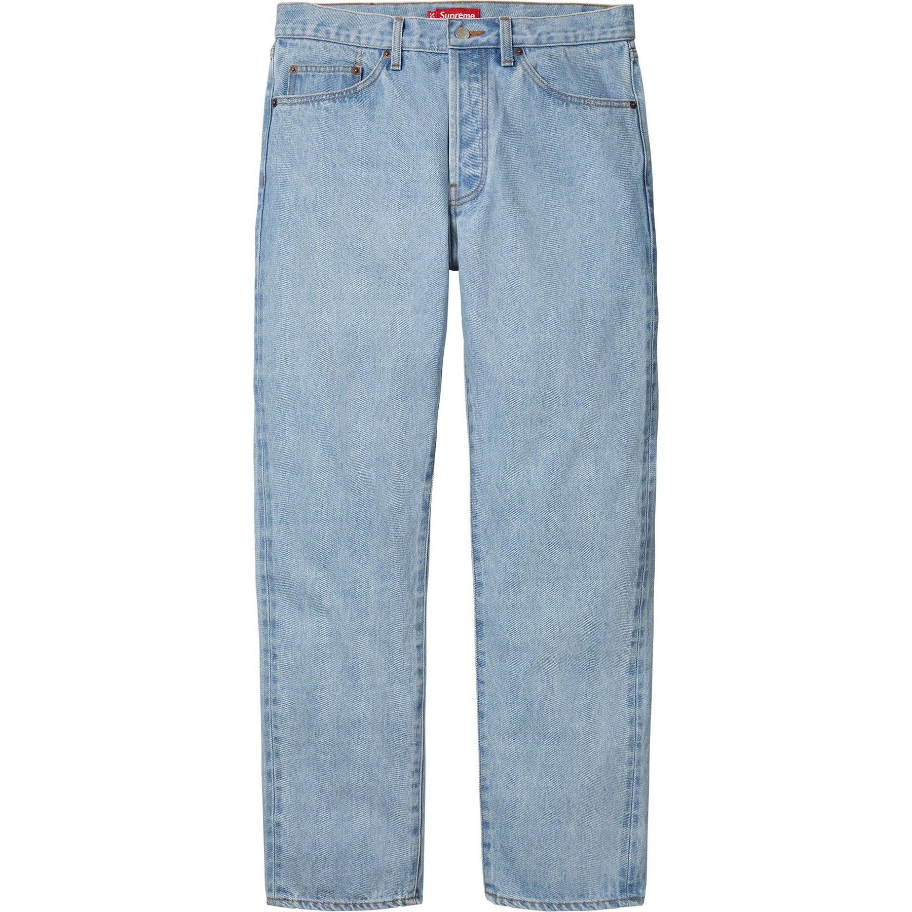 Supreme Stone Washed Slim Selvedge Jean (FW23) - $178