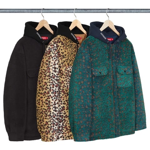 Fleece Zip Up Hooded Shirt - fall/winter 2023 - Supreme