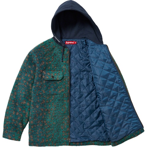 Fleece Zip Up Hooded Shirt - fall/winter 2023 - Supreme