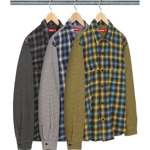 Houndstooth Plaid Flannel Shirt - fall/winter 2023 - Supreme