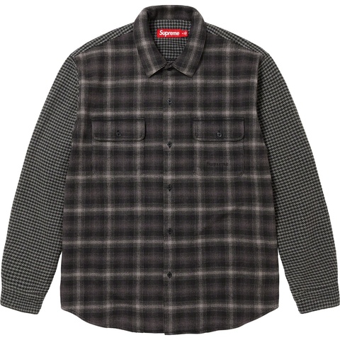 Houndstooth Plaid Flannel Shirt - fall/winter 2023 - Supreme