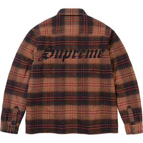 Lined Flannel Snap Shirt - fall/winter 2023 - Supreme Lined Flannel Snap Shirt - fall/winter 2023 - Supreme