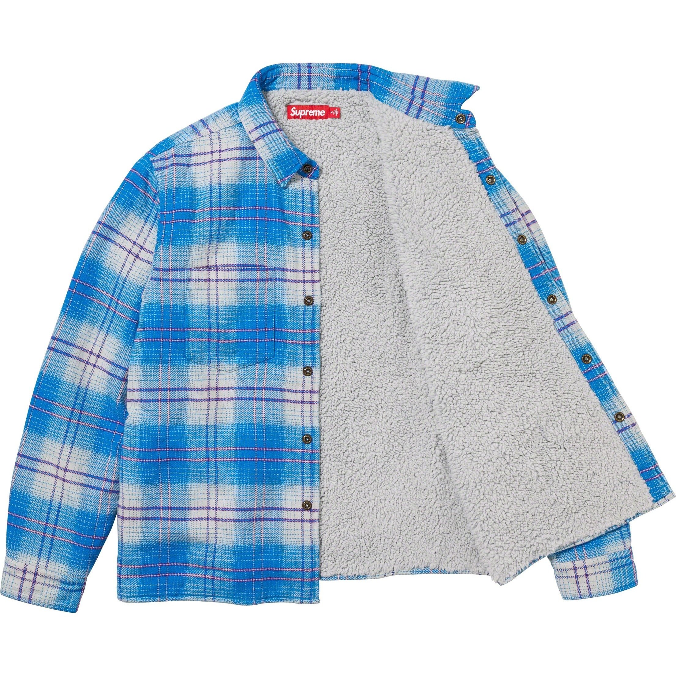 Supreme Lined Flannel Snap Shirt (FW23) - $148