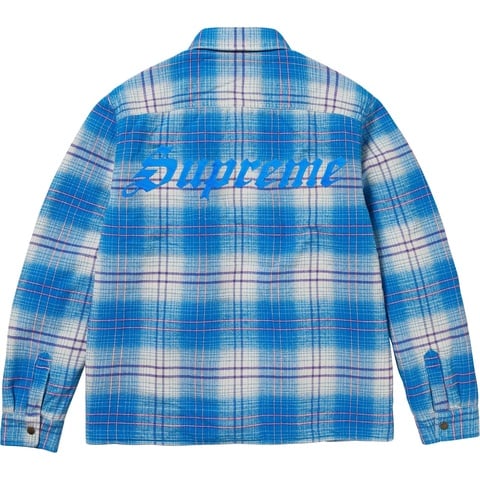 Lined Flannel Snap Shirt - fall/winter 2023 - Supreme