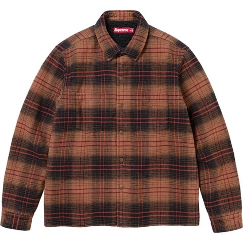 Lined Flannel Snap Shirt - fall/winter 2023 - Supreme Lined Flannel Snap Shirt - fall/winter 2023 - Supreme