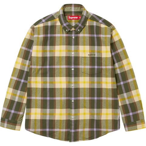 Supreme Plaid Flannel Shirt - Colorway
