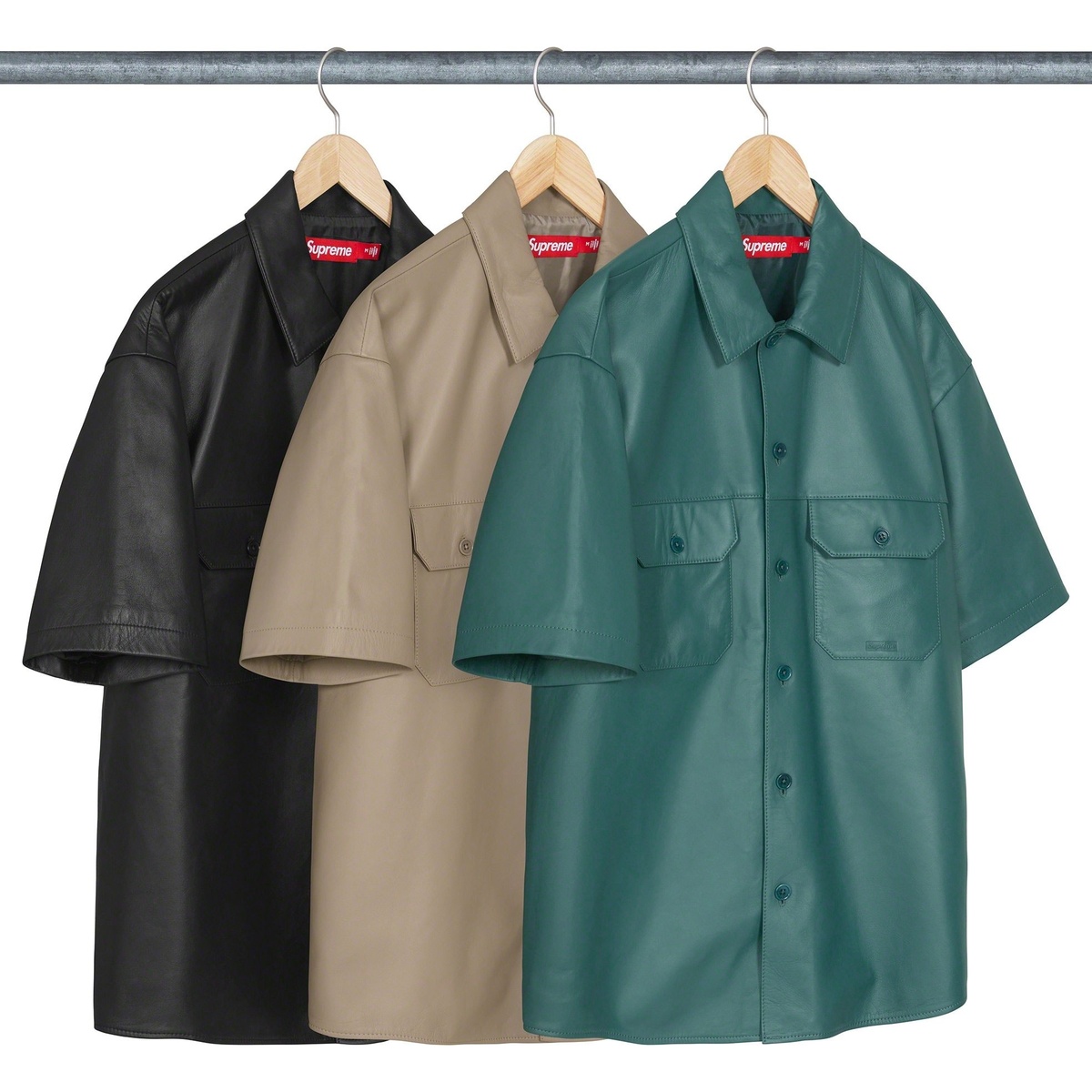 S/S Leather Work Shirt - fall/winter 2023 - Supreme