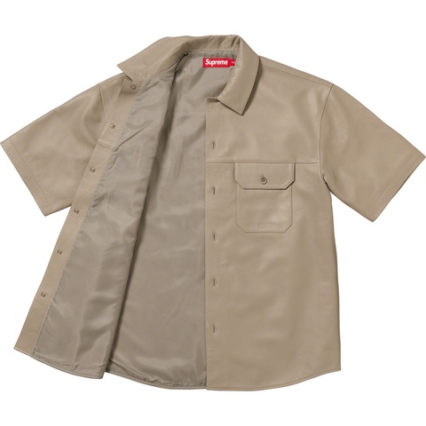 Supreme S/S Leather Work Shirt - Colorway