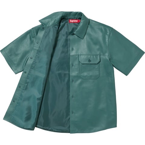 Supreme S/S Leather Work Shirt - Colorway
