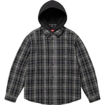 Supreme Tartan Flannel Hooded Shirt (FW23)