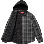 Supreme Tartan Flannel Hooded Shirt (FW23)
