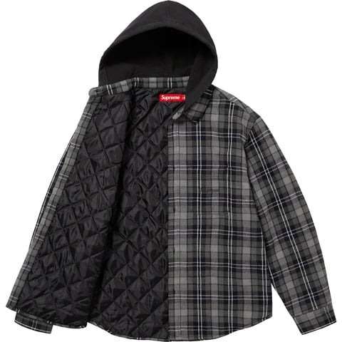 Tartan Flannel Hooded Shirt - fall/winter 2023 - Supreme