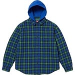 Supreme Tartan Flannel Hooded Shirt (FW23)