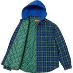 Supreme Tartan Flannel Hooded Shirt (FW23)