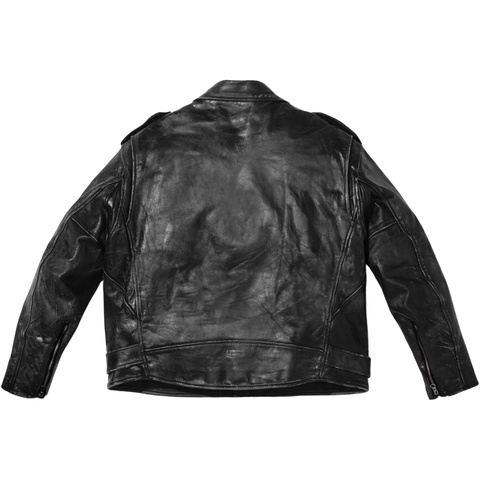 ジャケット・アウター Supreme Blackmeans Painted Leather jack Supreme Blackmeans Painted Leather Motorcycle Jacket Black Men's