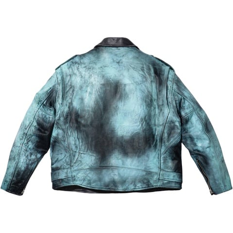 Supreme®/blackmeans Painted Leather Motorcycle Jacket - Supreme