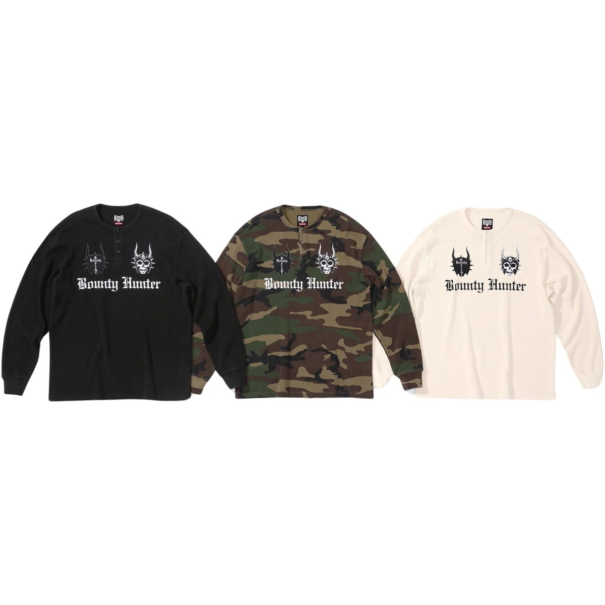 Supreme®/Bounty Hunter Thermal Henley L/S Top - Supreme