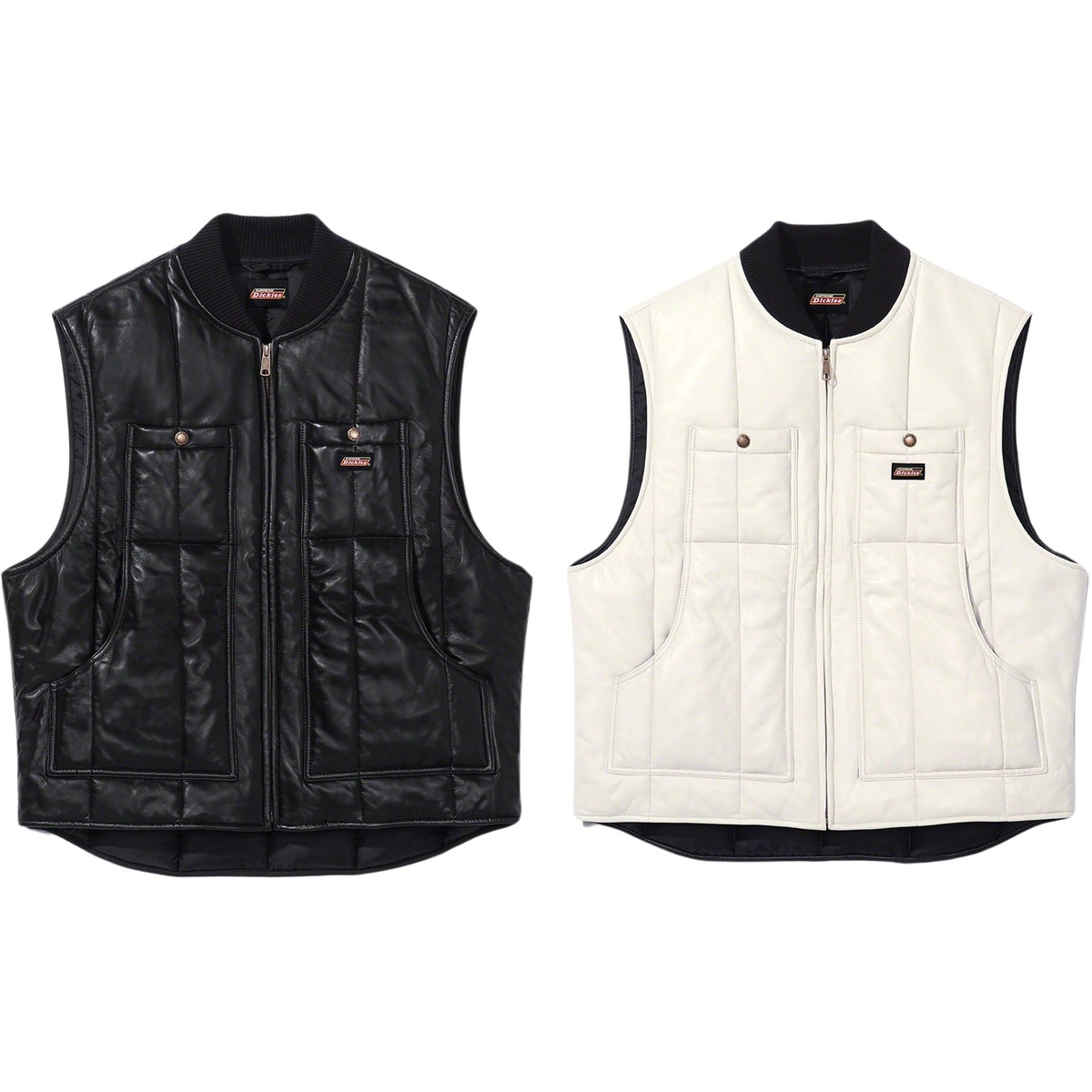トップス Supreme Dickies Leather Work Vest 23FW Supreme®/Dickies® Leather Work Vest - Supreme