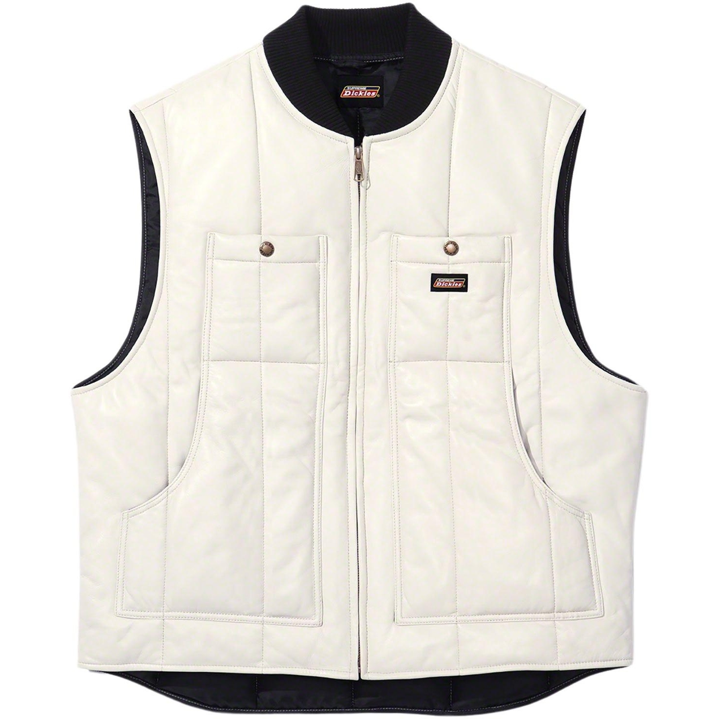 Supreme Dickies Leather Work Vest (FW23) - $298