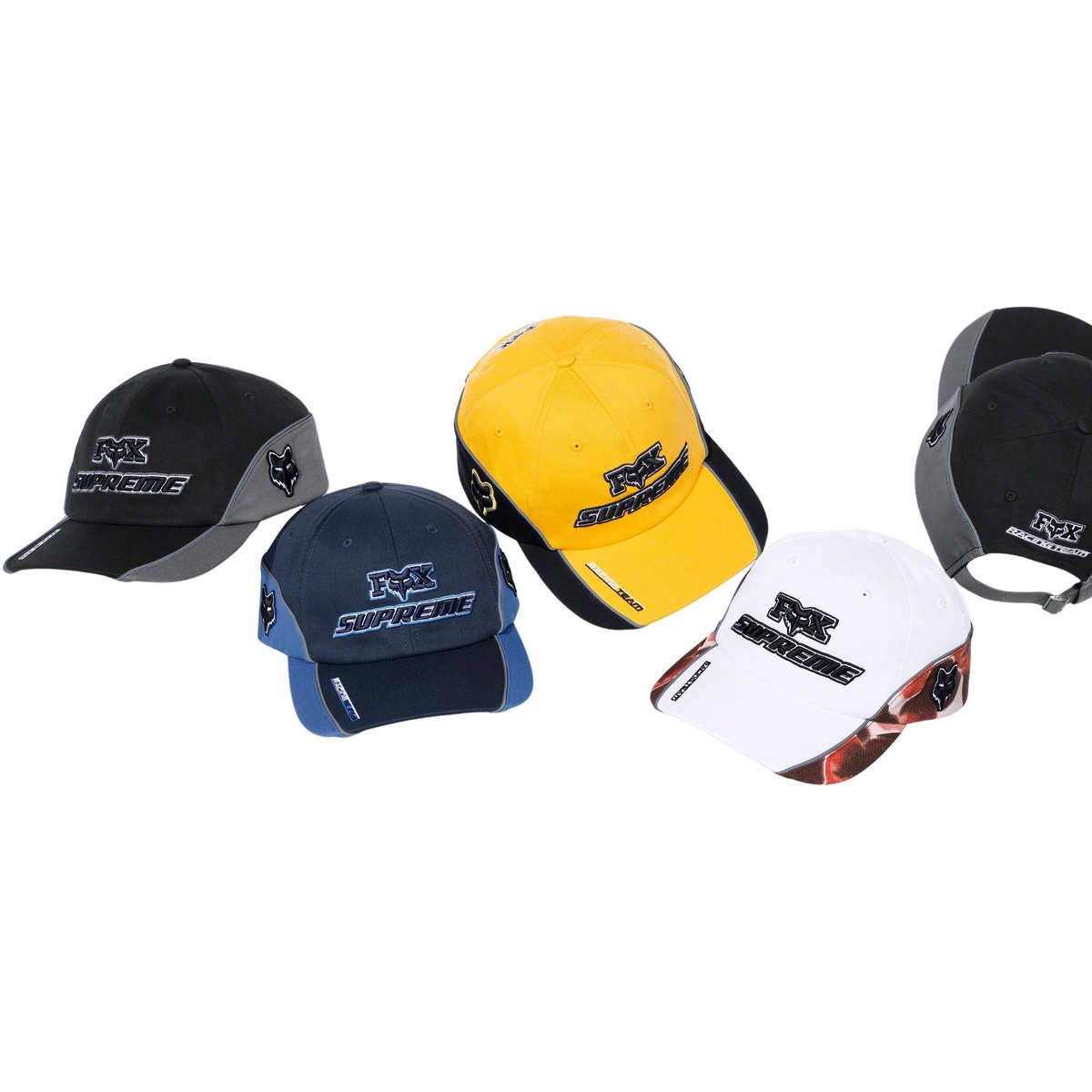 帽子 SUPREME 2023SS Racing 6panel Cap Supreme®/Fox® Racing 6-Panel - fall/winter 2023 - Supreme