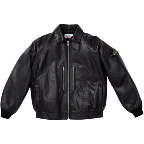 Supreme Supreme®/Stone Island® Leather Bomber Jacket - Colorway