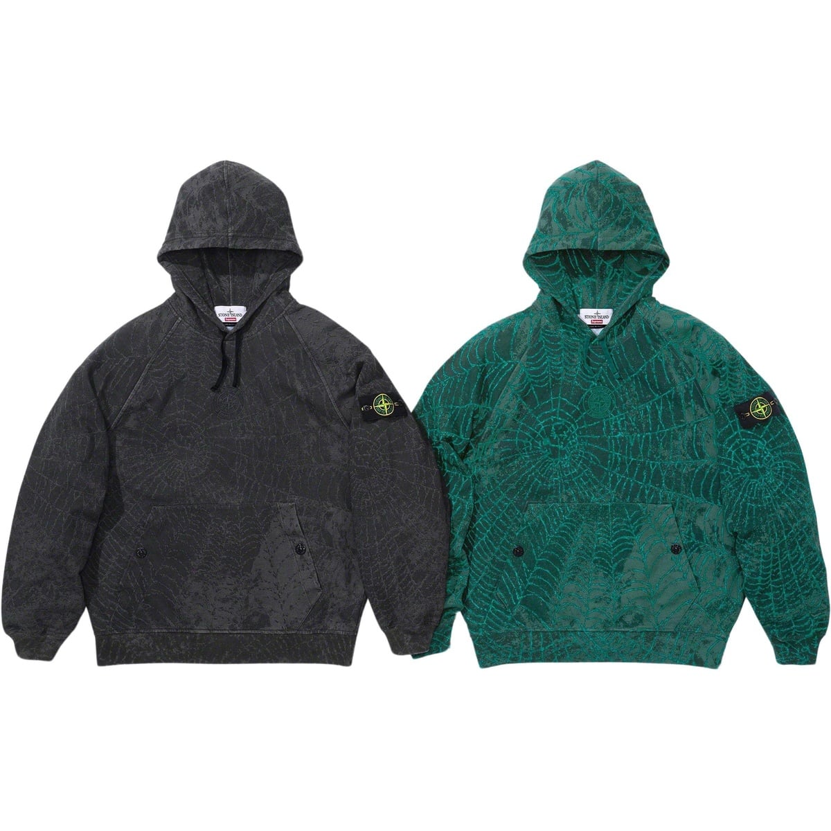 Supreme®/Stone Island® Hooded Sweatshirt - SupremeCommunity