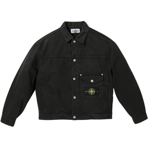 Supreme®/Stone Island® Denim Trucker Jacket - Supreme