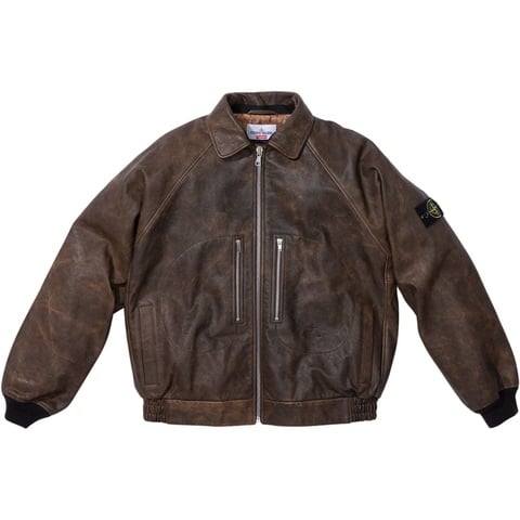 Supreme®/Stone Island® Leather Bomber Jacket - Supreme Supreme®/Stone Island® Leather Bomber Jacket - Supreme