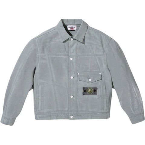 Supreme®/Stone Island® Denim Trucker Jacket - Supreme