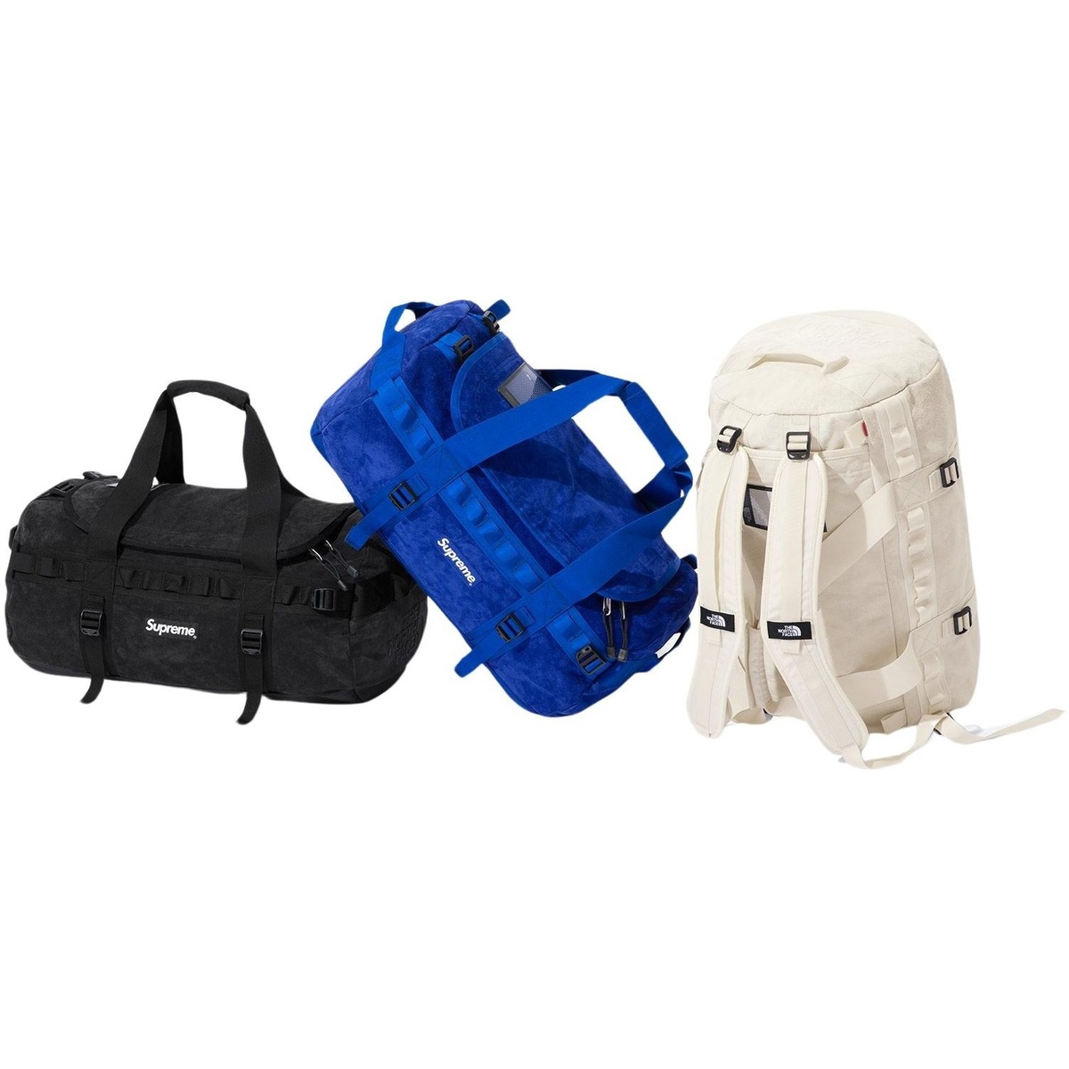 Supreme®/The North Face® Suede Small Base Camp Duffle Bag