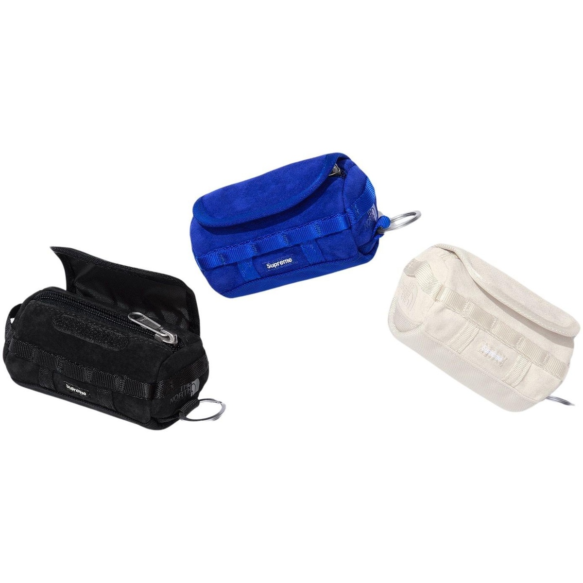 Supreme®/The North Face® Suede Base Camp Duffle Keychain - Supreme