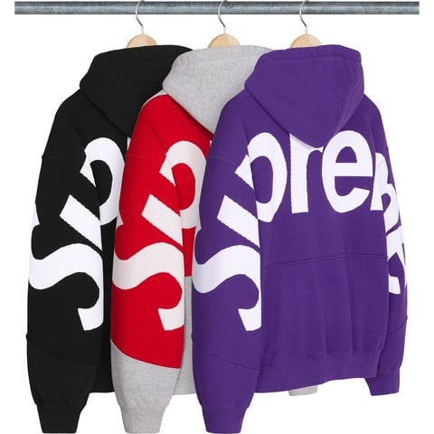 Big Logo Jacquard Hooded Sweatshirt - Supreme