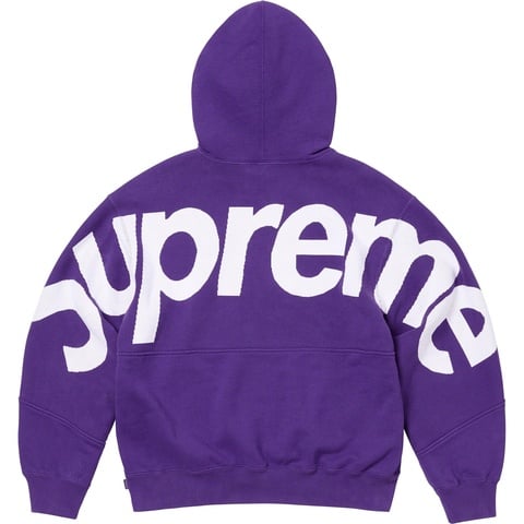 トップス Supreme Big LogoJacquardHoodedSweatshirt Supreme Big Logo Jacquard Hooded Sweatshirt Black Men's - FW23 - US