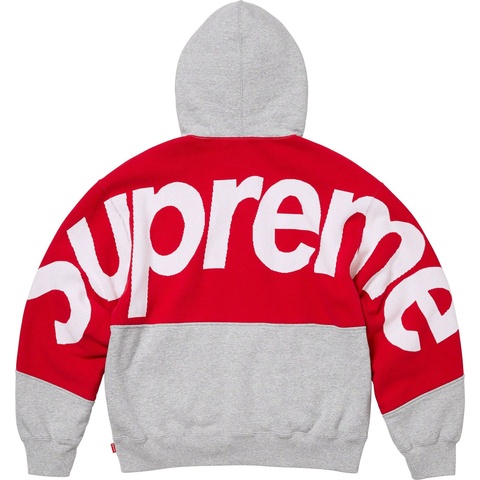 Big Logo Jacquard Hooded Sweatshirt - Supreme