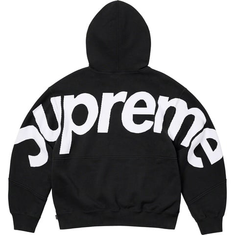 Big Logo Jacquard Hooded Sweatshirt - Supreme