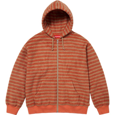 Brushed Zip Up Hooded Sweatshirt - Supreme