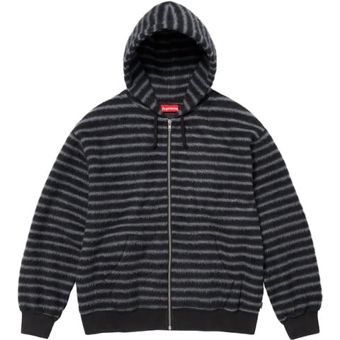 Brushed Zip Up Hooded Sweatshirt - Supreme