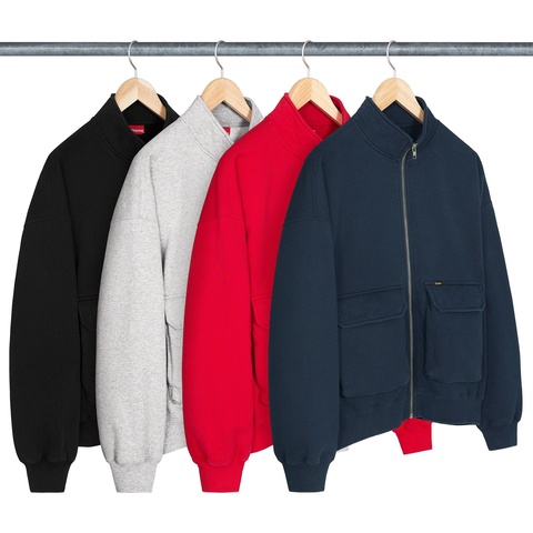 Cargo Pocket Zip Up Sweatshirt - fall/winter 2023 - Supreme
