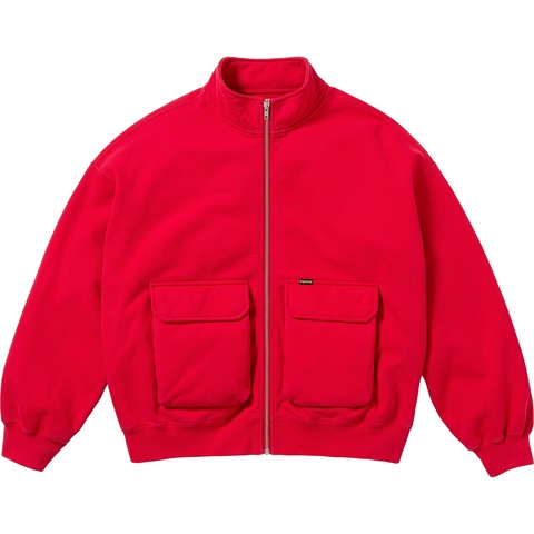 Cargo Pocket Zip Up Sweatshirt - fall/winter 2023 - Supreme