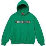 Supreme Collegiate Patchwork Leather Hooded Sweatshirt (FW23)
