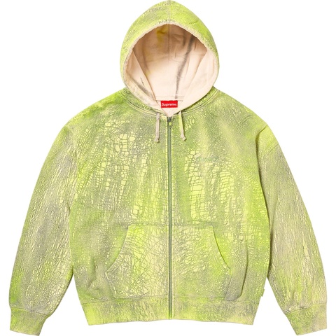 Crackle Zip Up Hooded Sweatshirt - Supreme
