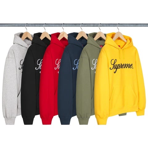 Raised Script Hooded Sweatshirt - fall/winter 2023 - Supreme