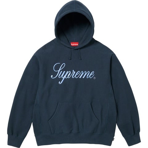 Raised Script Hooded Sweatshirt - fall/winter 2023 - Supreme