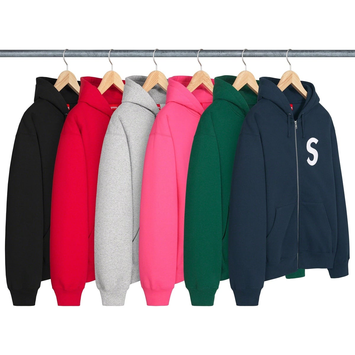 Supreme S Logo Hooded Sweatshirt 堀米 S Logo Zip Up Hooded Sweatshirt - fall/winter 2023 - Supreme