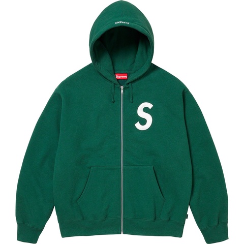 トップス 18FW Supreme S Logo Hooded Dark green Supreme S Logo Drawstring Hoodie | Green | FARFETCH