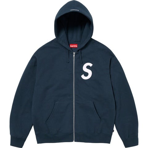 S Logo Zip Up Hooded Sweatshirt Sサイズ S Logo Zip Up Hooded Sweatshirt - fall/winter 2024 - Supreme