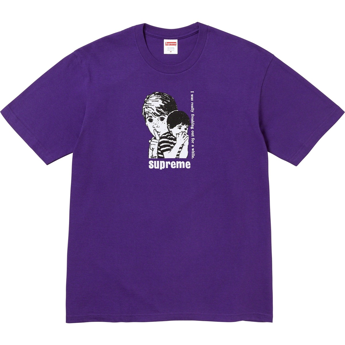 Supreme Freaking Out Tee (fall/winter 2023) - $40.00