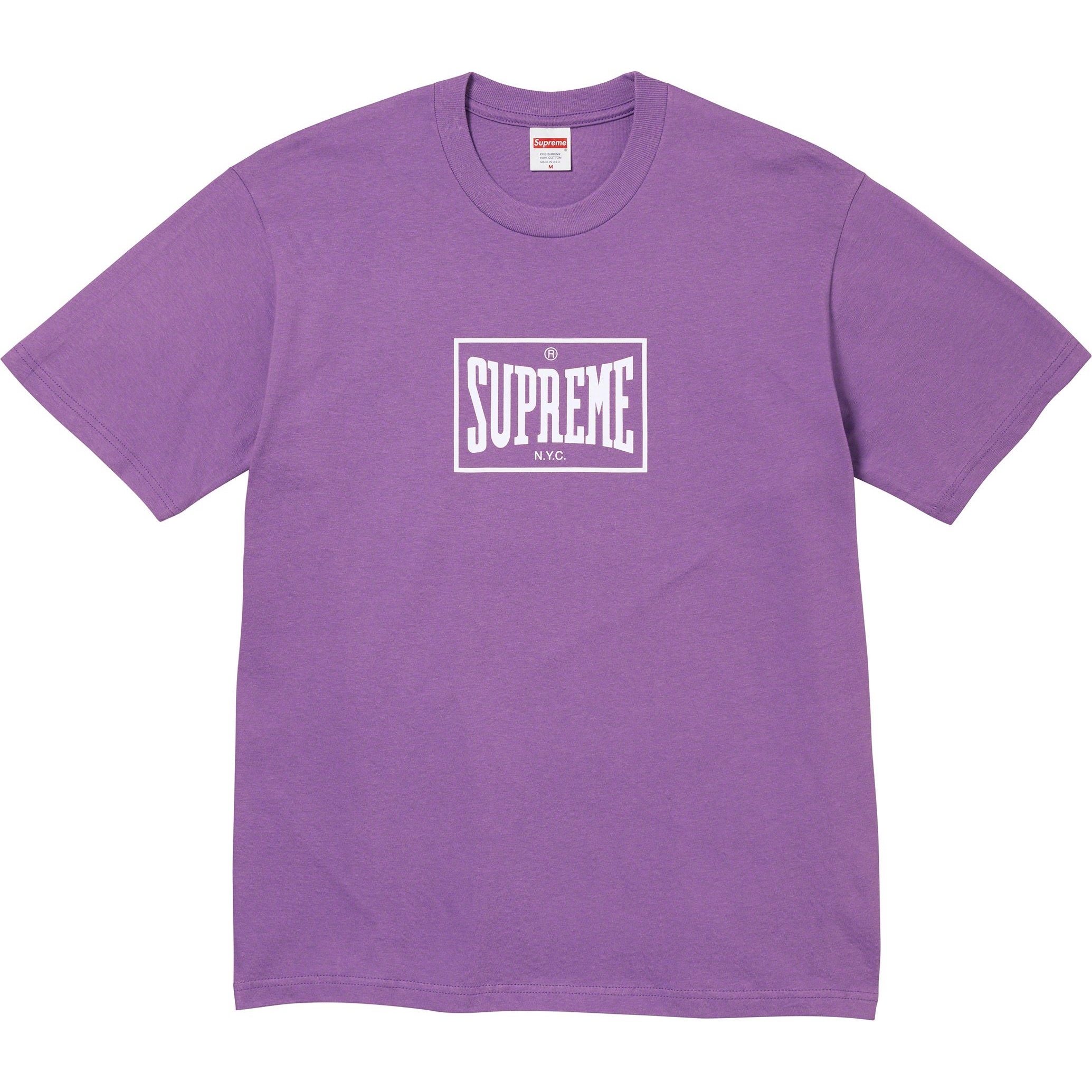 Supreme Warm Up Tee (FW23) - $40