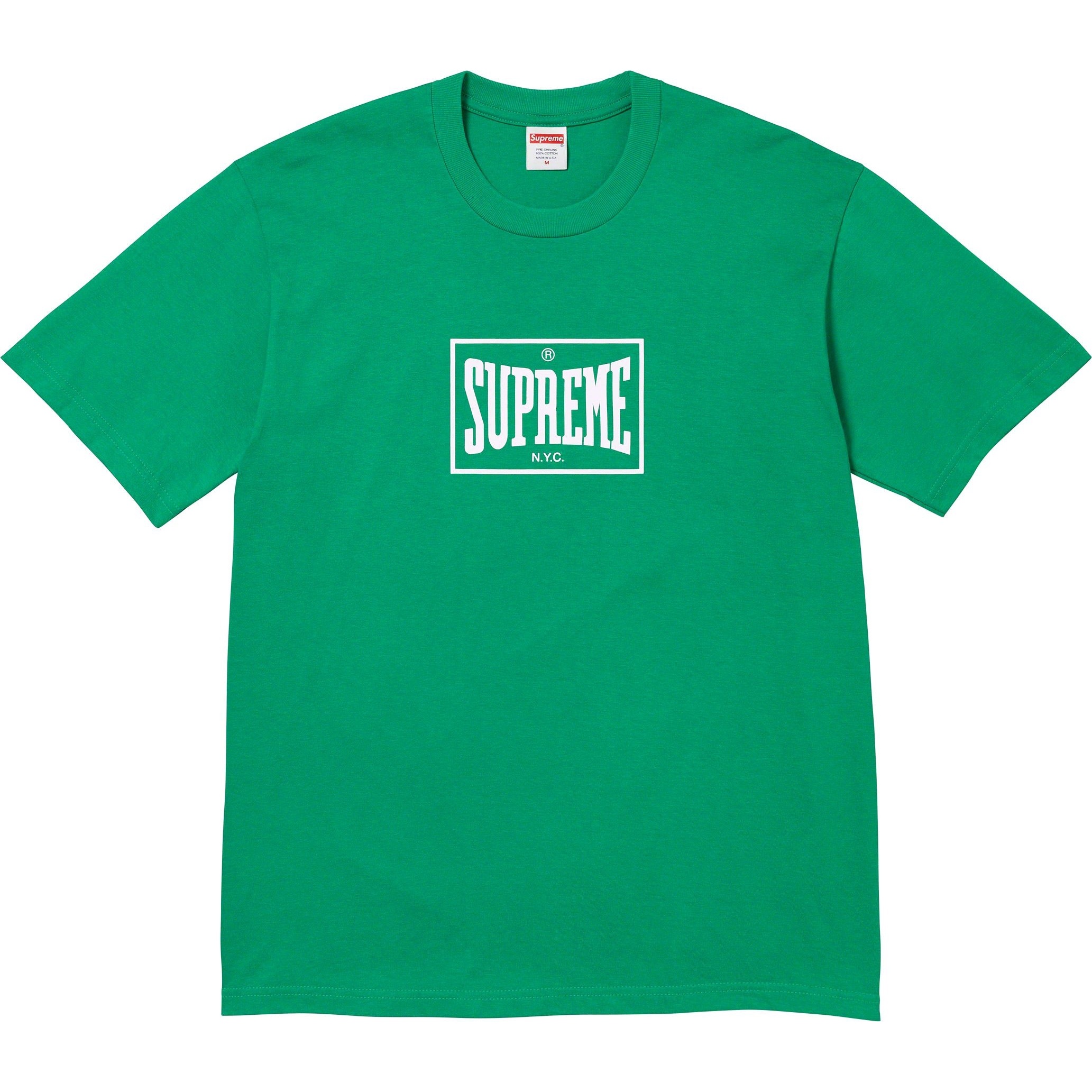 Supreme Warm Up Tee (FW23) - $40